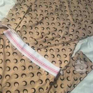 Nude Marine Serre Leggings & Shirt